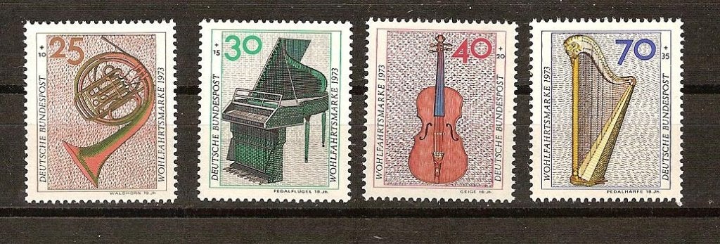 BRD 782-785 pf, Ophalen of Verzenden, BRD, Postfris