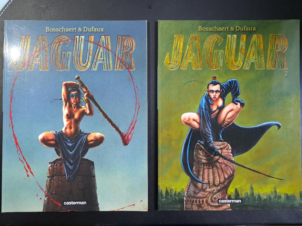 Jaguar 1 t/m 4 complete reeks softcover, Complete serie of reeks, Ophalen of Verzenden, Zo goed als nieuw, Bosschaert