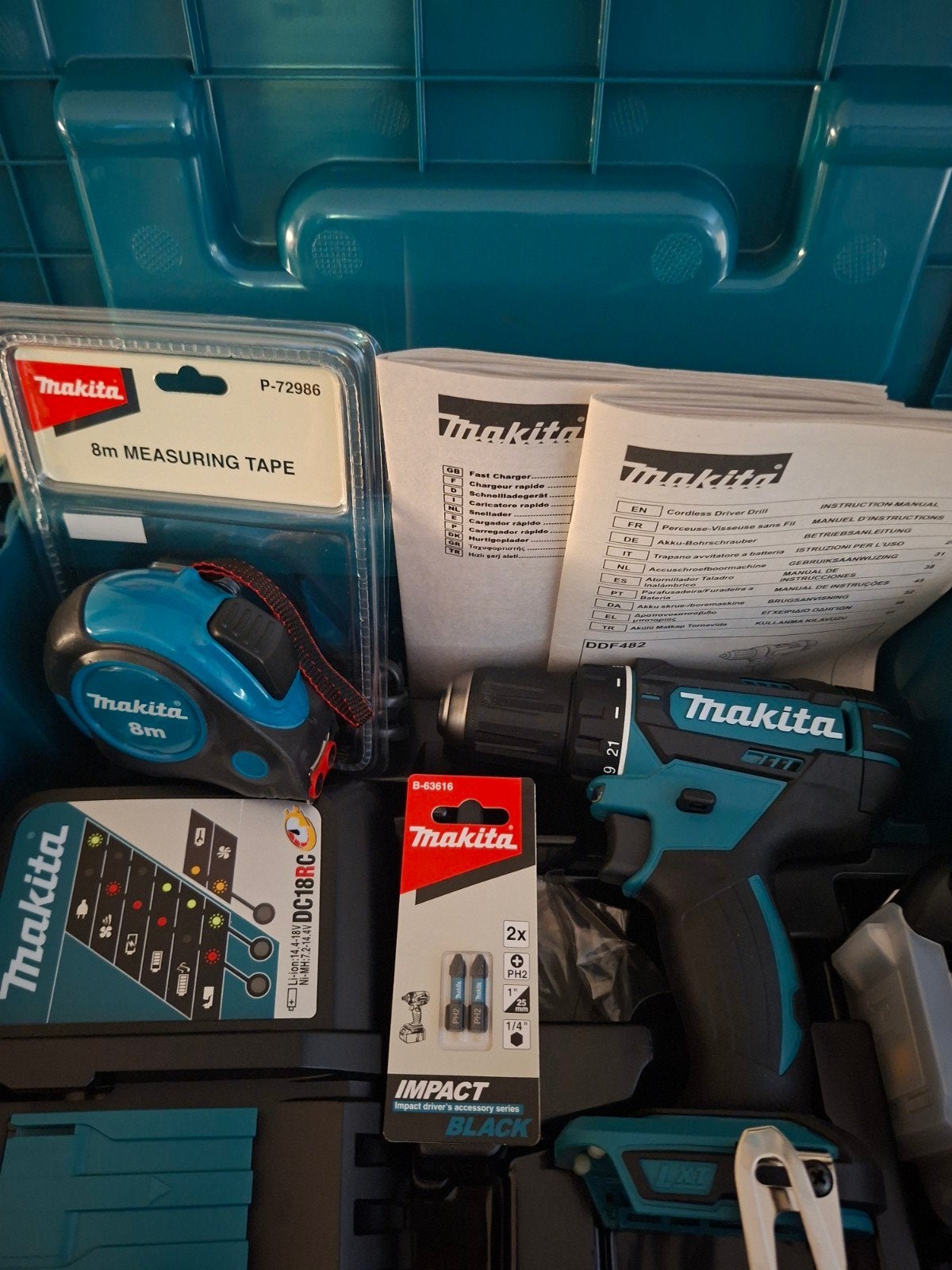 Makita DDF482 Boor-/Schroefmachine Set - Nieuw, 600 watt of meer, Variabele snelheid, Nieuw, Ophalen of Verzenden