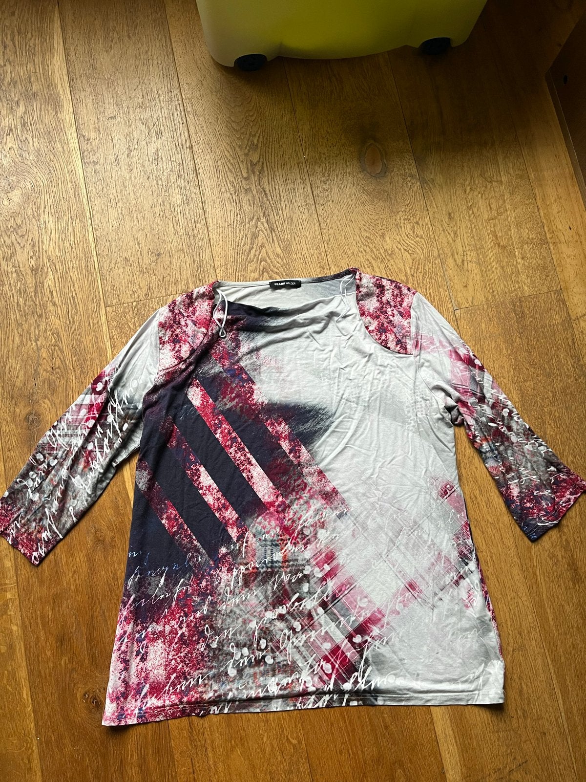 Frank Walder Dames Top/T-shirt Grijs Maat 48, Maat 46/48 (XL) of groter, Ophalen of Verzenden, Lange mouw, Grijs