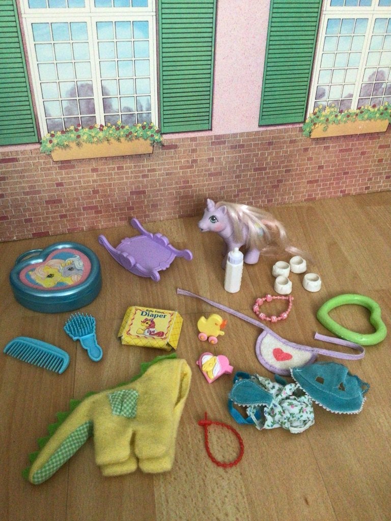My Little Pony baby Snookums wet and dry G1, Ophalen of Verzenden, Gebruikt