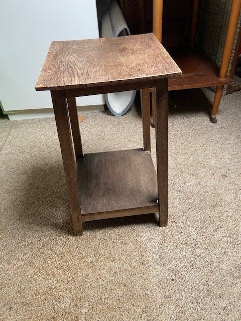 vintage plantentafeltje of bijzettafeltje, Huis en Inrichting, 45 tot 60 cm, Minder dan 55 cm, Gebruikt, Ophalen of Verzenden