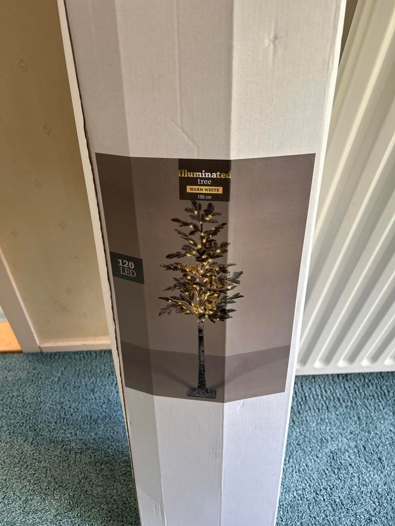 Kunst kerstboompje te koop, Ophalen, Zo goed als nieuw