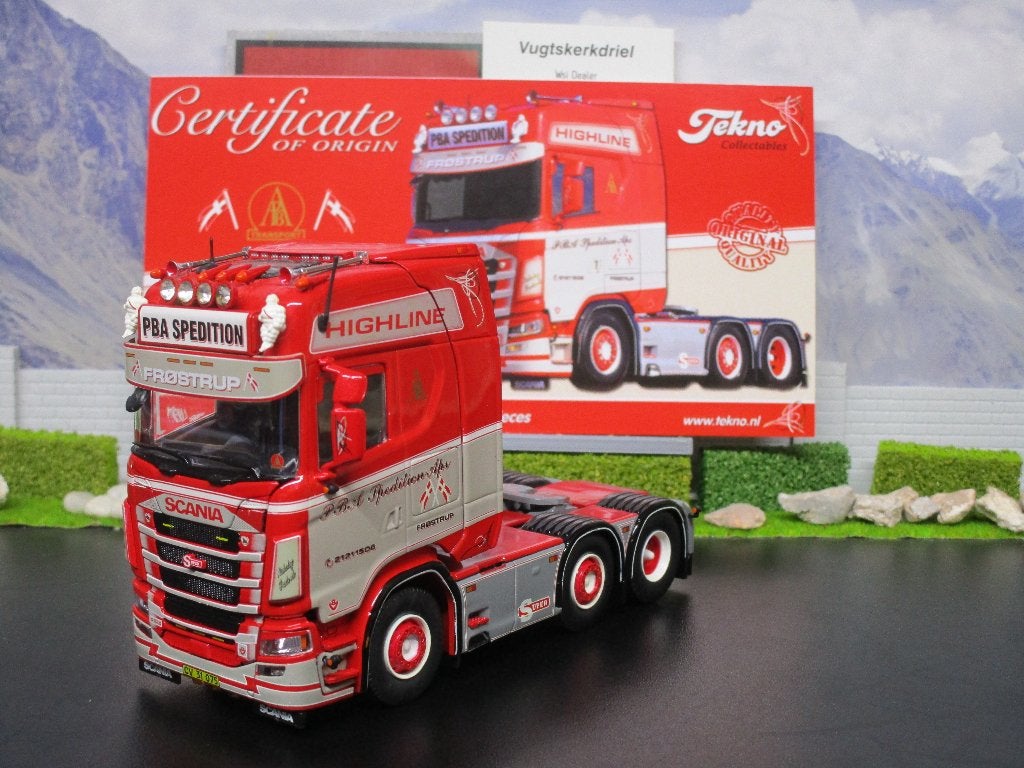tekno 82477  pba spedition scania next gen s520-v8 6x2, Hobby en Vrije tijd, Ophalen of Verzenden, Nieuw, Bus of Vrachtwagen, Tekno
