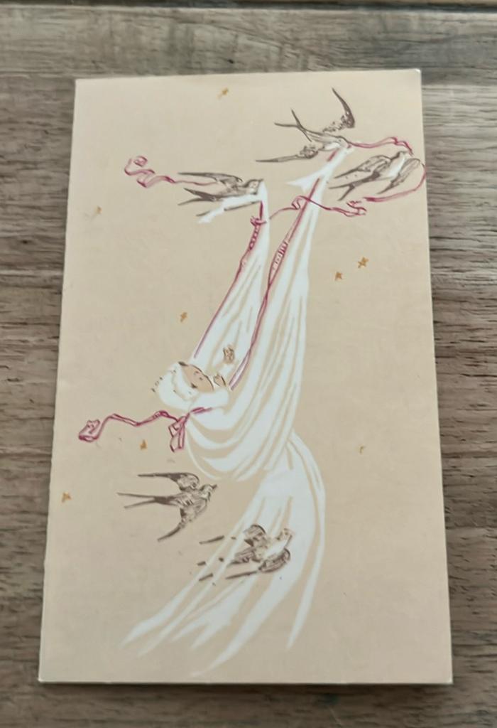 Dordrecht,,1946:::Dorrit, Verzamelen, Geboortekaartjes en Visitekaartjes, Ophalen of Verzenden, Voor 1970