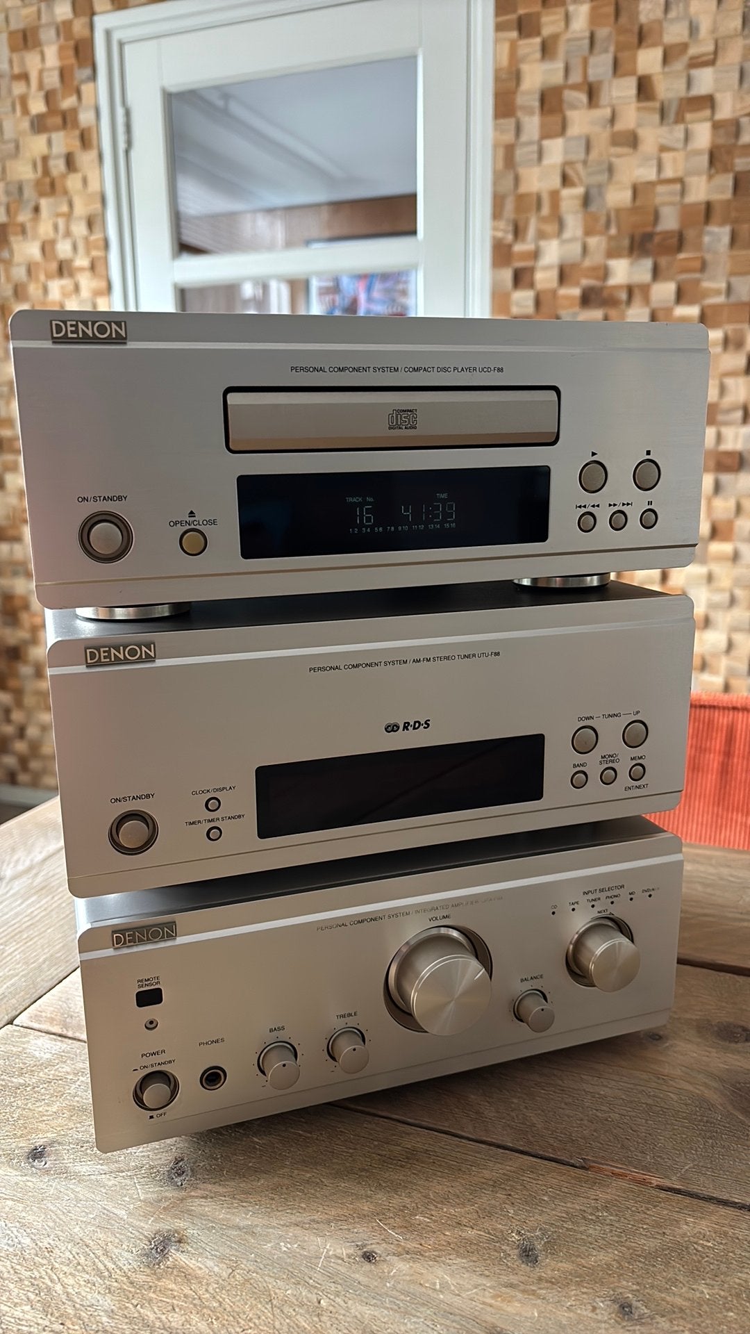 Mooie vintage Denon F88 set!, Ophalen of Verzenden, Zo goed als nieuw, Denon