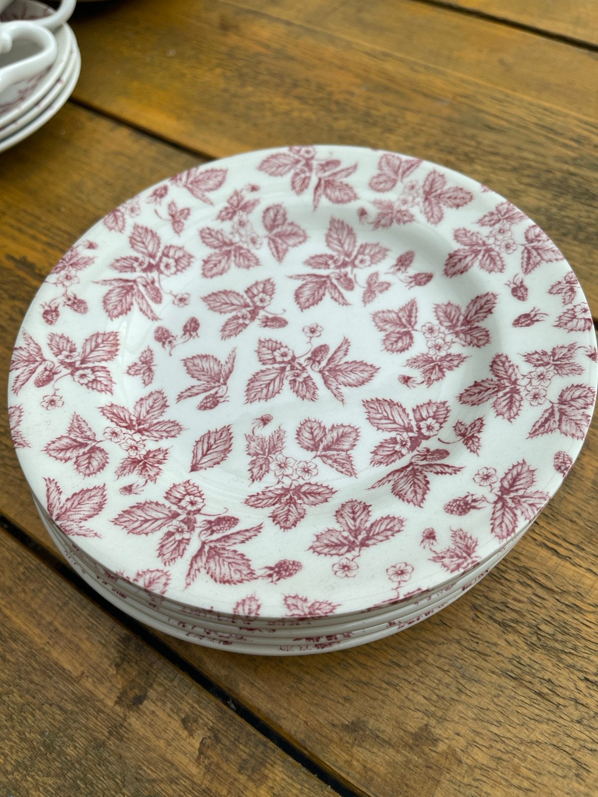 Set van 6 gebaksbordjes, Ophalen