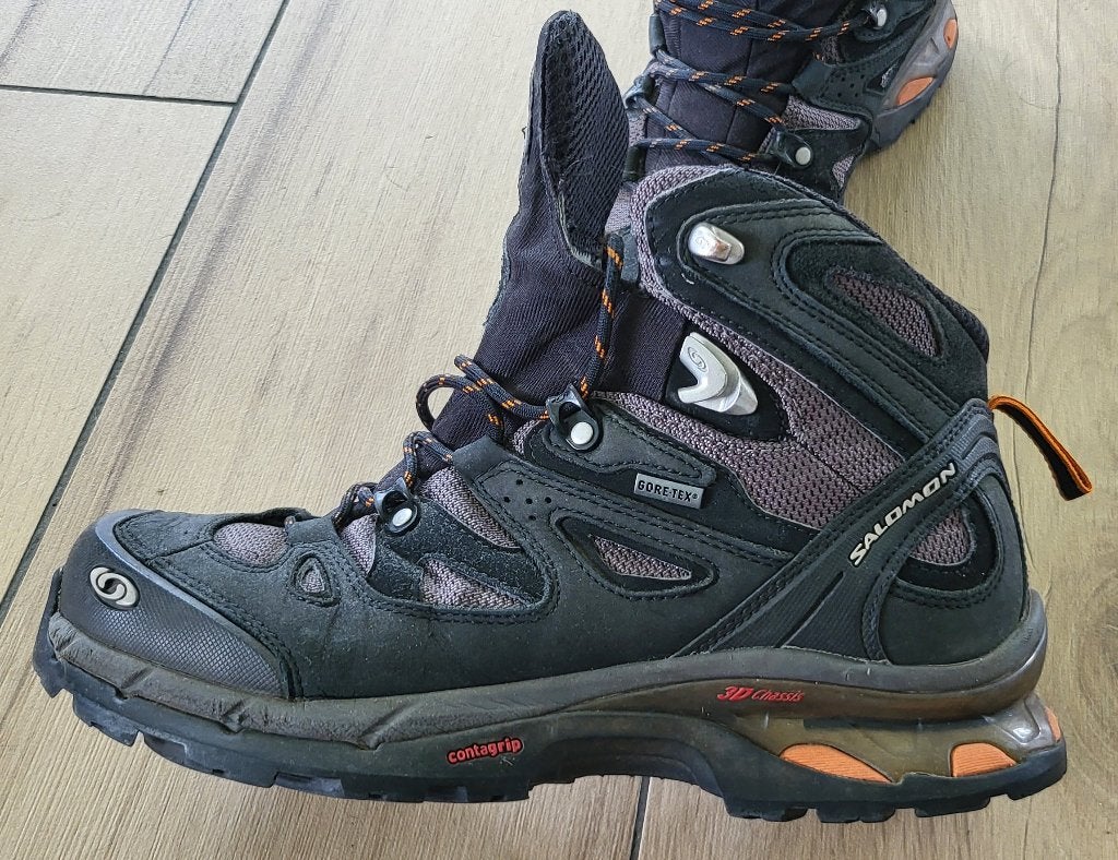 Salomon Goretex bergschoenen 40 2/3, Ophalen of Verzenden, Zo goed als nieuw, Schoenen