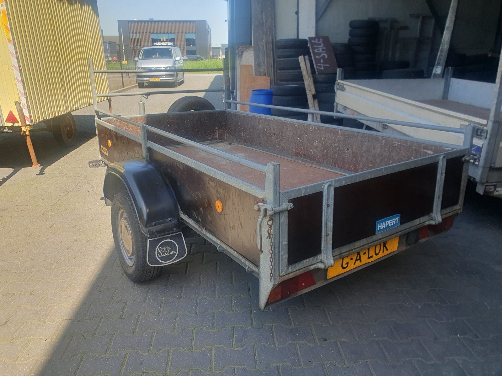 Hapert enkelas 750kg Ongeremd 256x135 Nu 699 euro