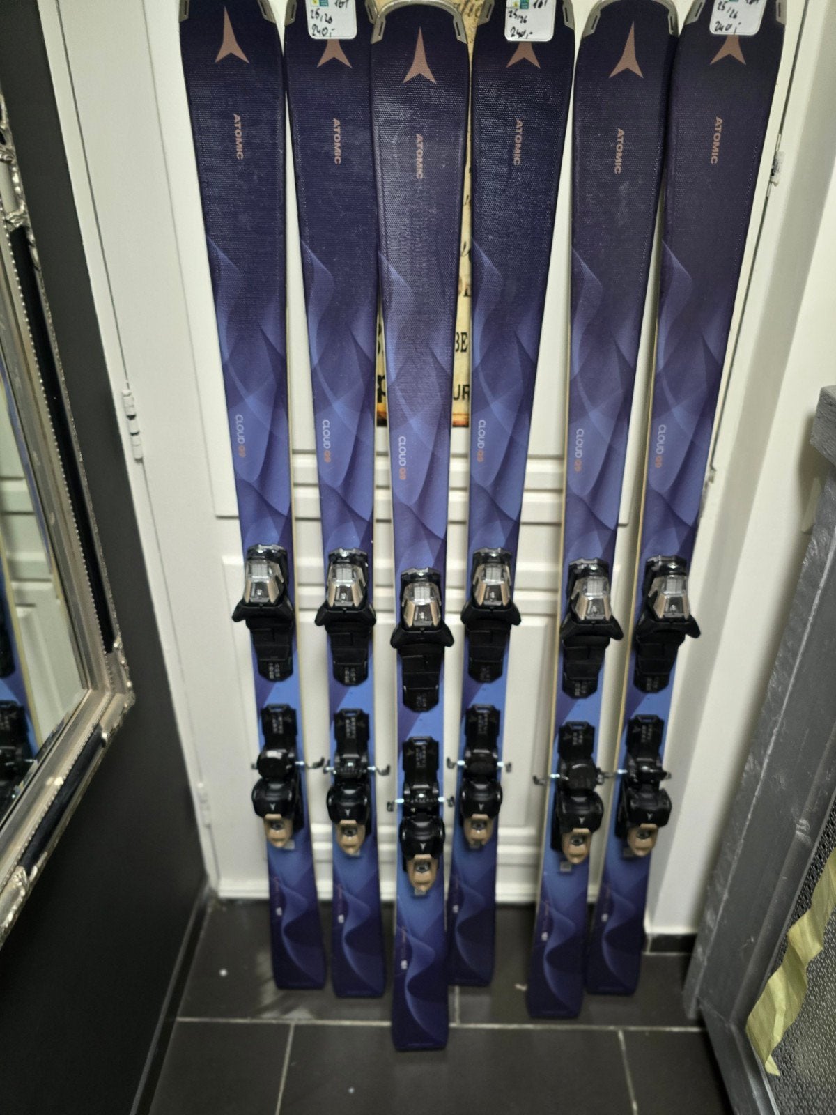 161cm ATOMIC CLOUD Q9 ALL SNEUW ALL ROUND TOP SKI DAMES, 160 tot 180 cm, Ophalen of Verzenden, Zo goed als nieuw, Carve