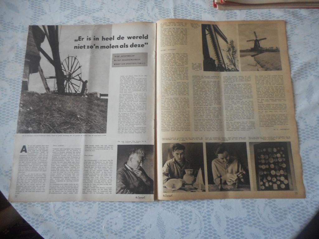 Braassemermeer. Beestmolen. 1957., Ophalen of Verzenden, 1940 tot 1960, Nederland, Knipsel(s)
