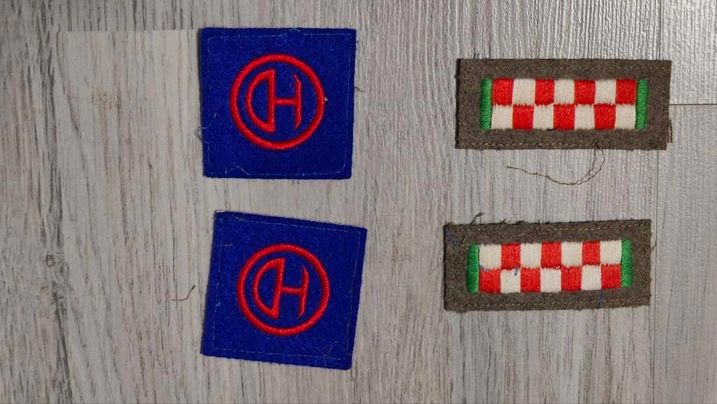Britse wo2 HD insignia, Ophalen of Verzenden, Landmacht, Engeland, Embleem of Badge