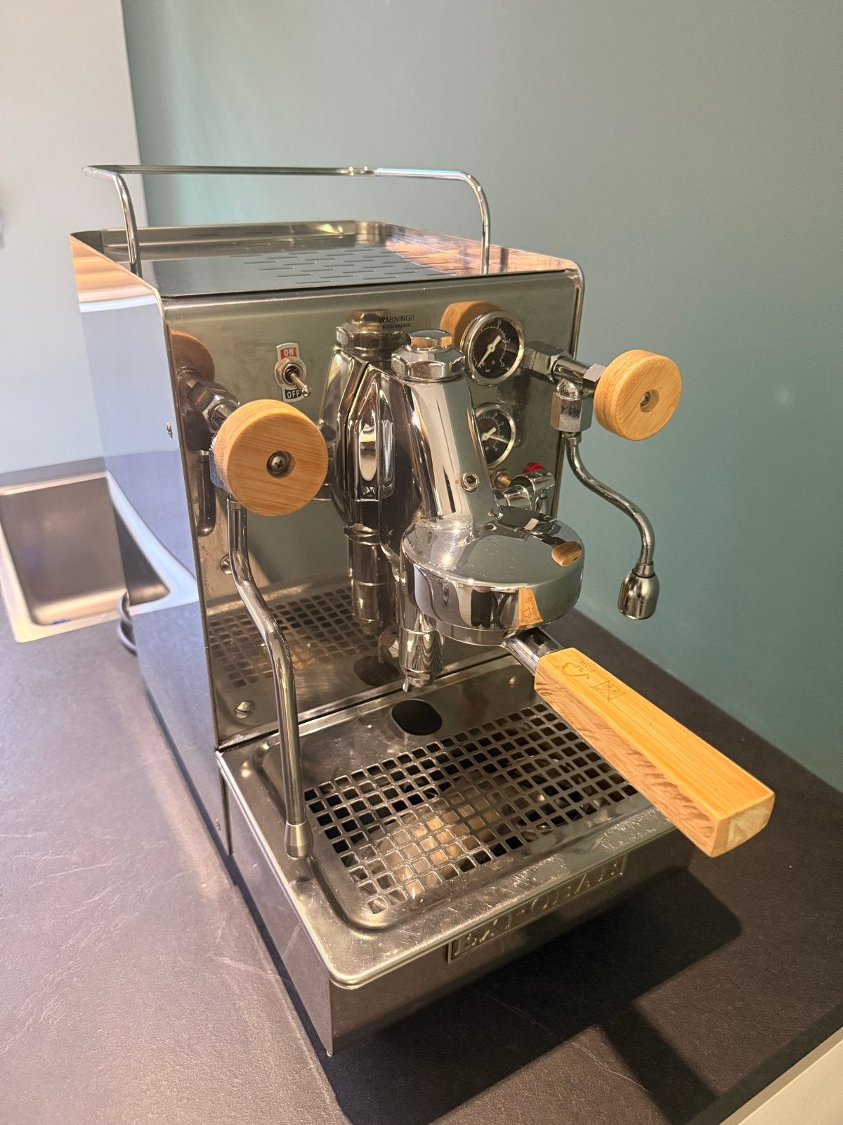 Expobar Office Leva 1GR Espressomachine - Zo goed als nieuw, Afneembaar waterreservoir, Espresso apparaat, Gemalen koffie, Ophalen of Verzenden