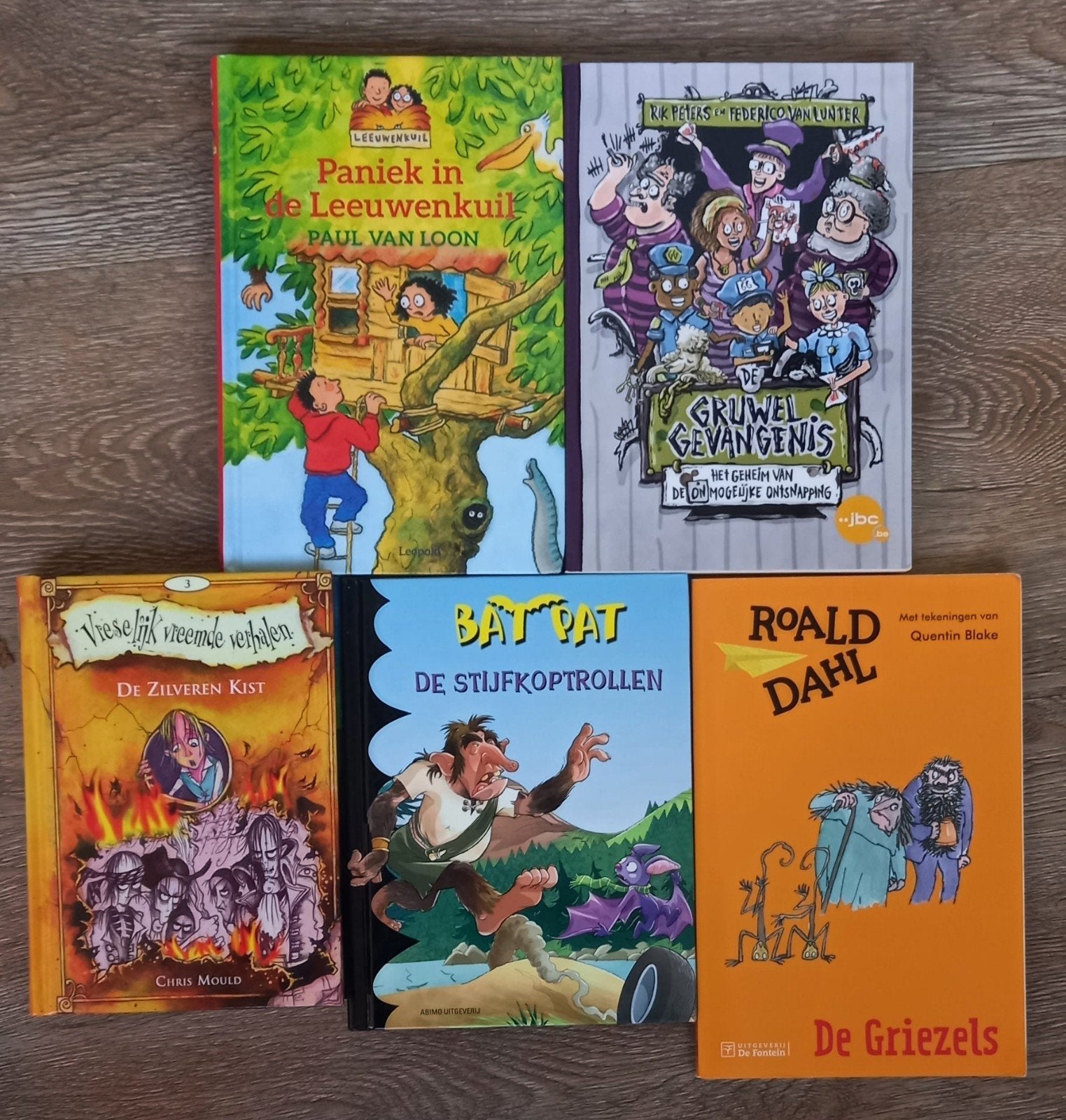 Kinderboeken, Ophalen of Verzenden, Gelezen, Paul van Loon, Roald Dahl, R.R. Peters, Chris Mould, Fictie algemeen
