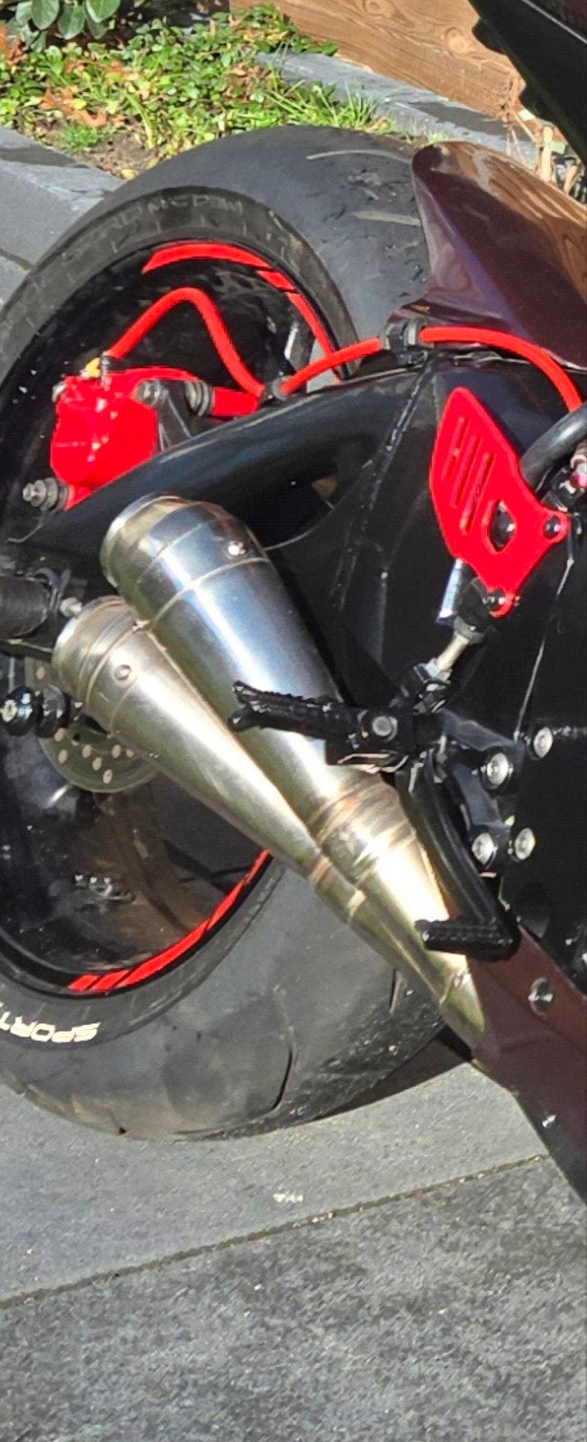 suzuki gsxr laser xtreme demper uitlaat k6 k7, Ophalen of Verzenden