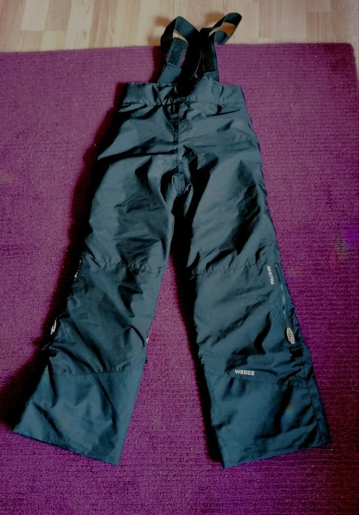 Wedze Pitse 500 zwarte ski en snowboard broek, Ophalen of Verzenden, Jongen of Meisje, Broek
