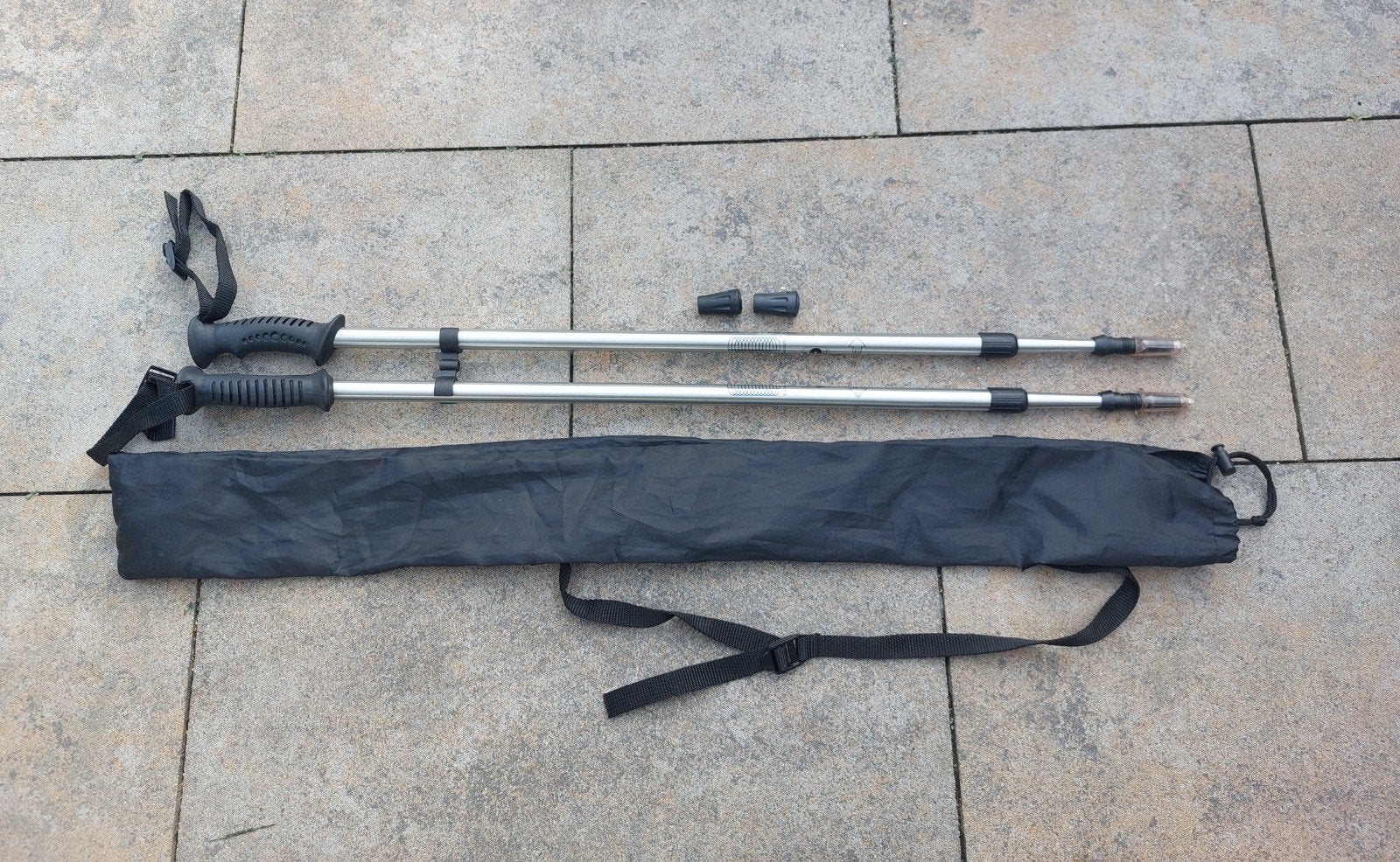 Nordic walking Poles/stokken met draagtas, Ophalen of Verzenden, Nieuw, Wandelstok