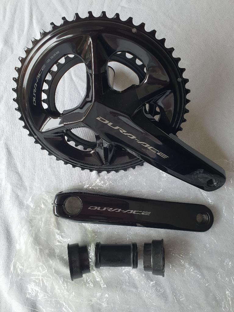 Shimano Dura Ace FC-R9200 12S 34/50 170mm + Gratis lagerset, Fietsen en Brommers, Crankstel of Pedalen, Verzenden, Nieuw, Aluminium