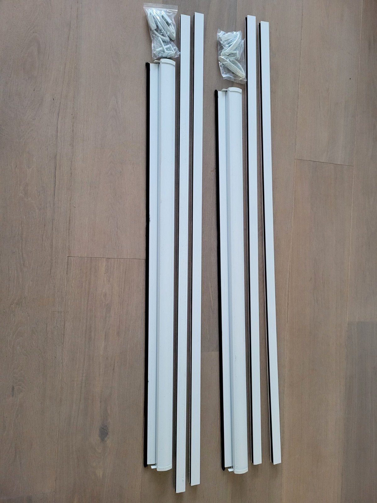 Rolhor wit voor raam 130 x 160 cm - Nieuw 2 stuks, Ophalen, Kunststof, 120 cm of meer, Overige typen