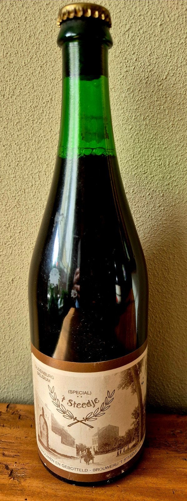 Fles t Steedje Special natuur bier 7,9% Oudenburg, België, Ophalen of Verzenden, Zo goed als nieuw, Flesje(s), Overige merken