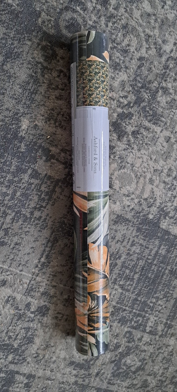 Luxe Vliesbehang met Tropisch Bladeren Patroon, Ophalen, Bladeren, Natuurlijk, Overige merken