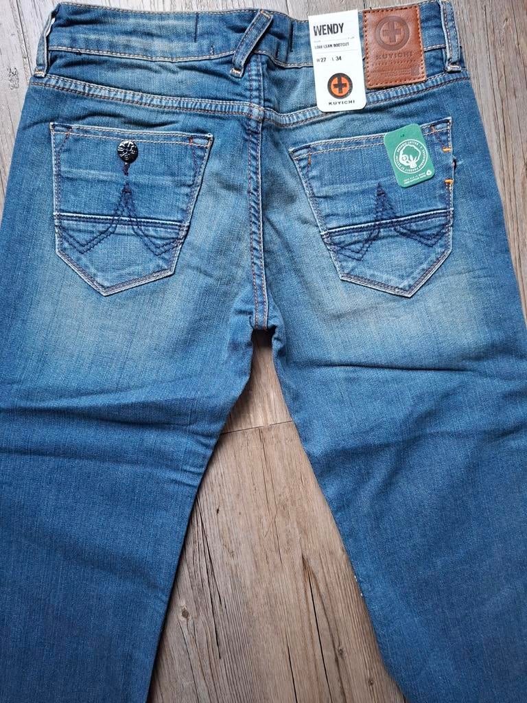 KUYICHI Wendy bootcut jeans W27 L34, Kleding | Dames, Spijkerbroeken en Jeans, Blauw, KUYICHI, Nieuw, Ophalen of Verzenden