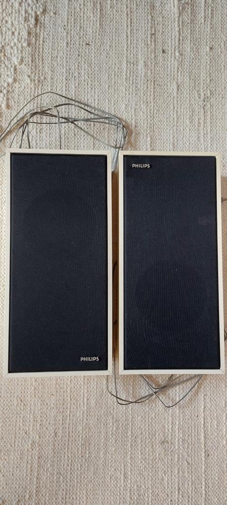 Vintage Philips speakers - set van 2, Ophalen, Philips, Gebruikt, Minder dan 60 watt