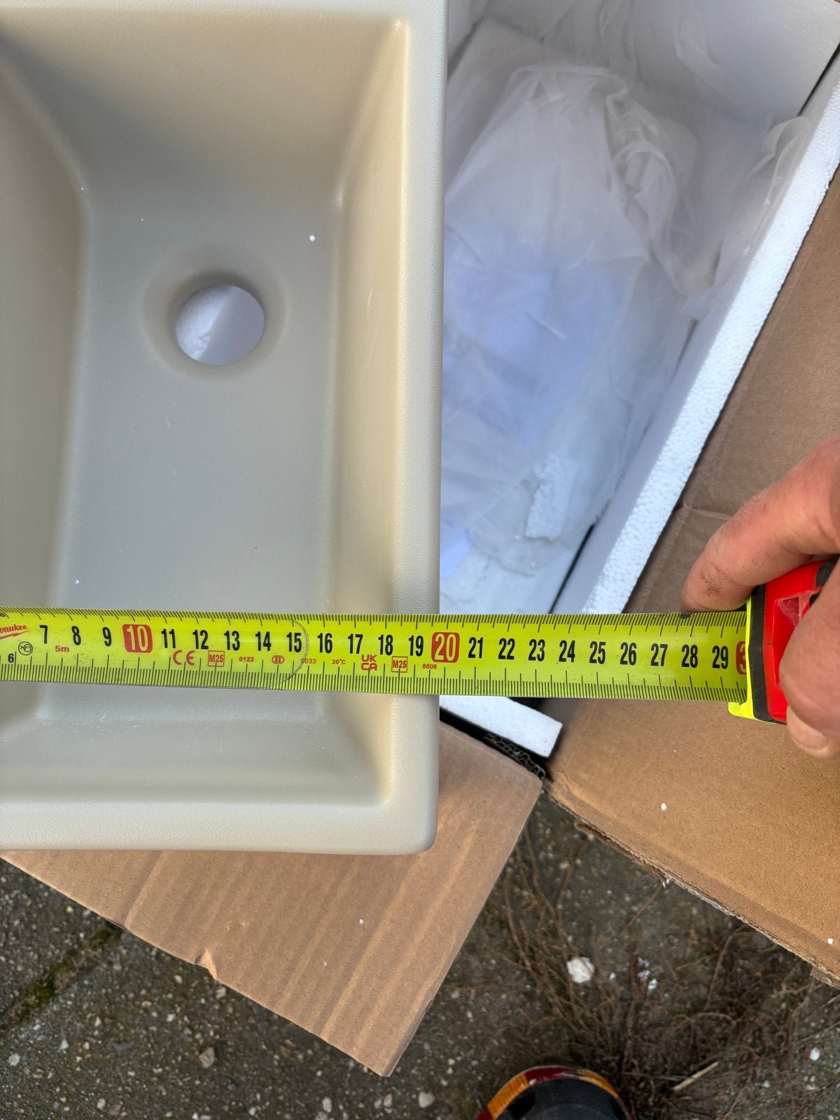 Nieuwe zandkleur fontein, Ophalen of Verzenden, Nieuw, Wastafel