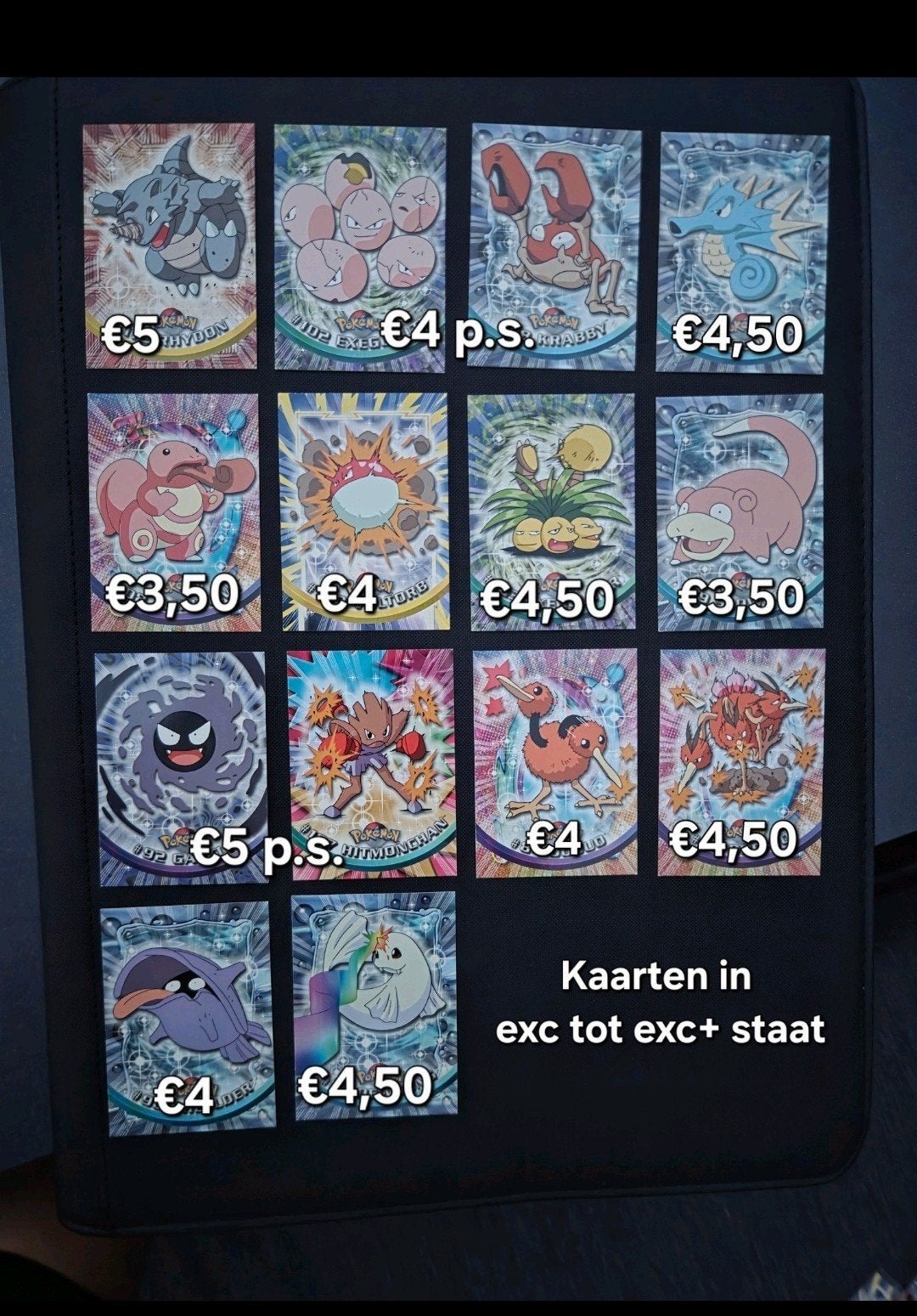 Pokémon TOPPS series 2 (blue label)
- EXC/NM, Ophalen, Zo goed als nieuw