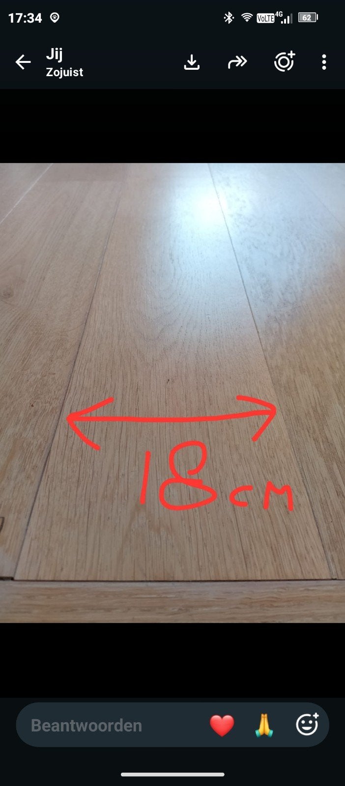 gezocht: 5 planken multiplank/duoplank eiken 18cm breed, Ophalen of Verzenden