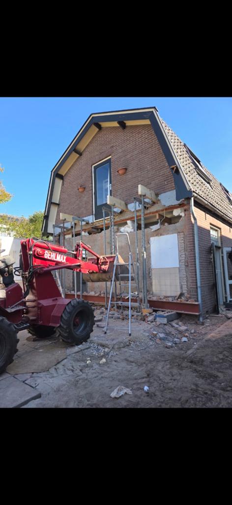 ghelmax 170 mini schovel met kenteken., Doe-het-zelf en Verbouw, Steigers, Ophalen of Verzenden, Overige typen, Minder dan 2 meter