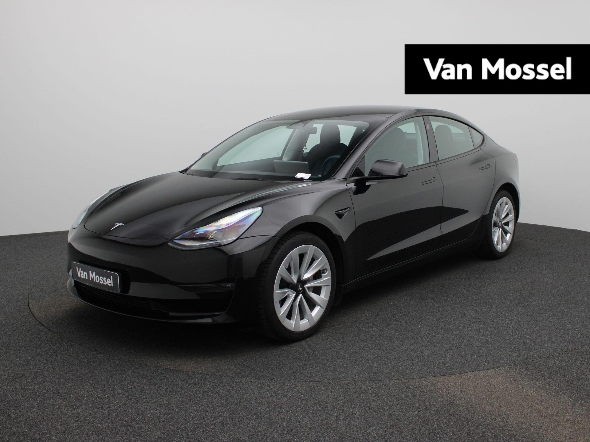 Tesla Model 3 Long Range AWD 75 kWh | PANORAMADAK | ACHTERUI, Automaat, 12 maanden, Stof, Gebruikt