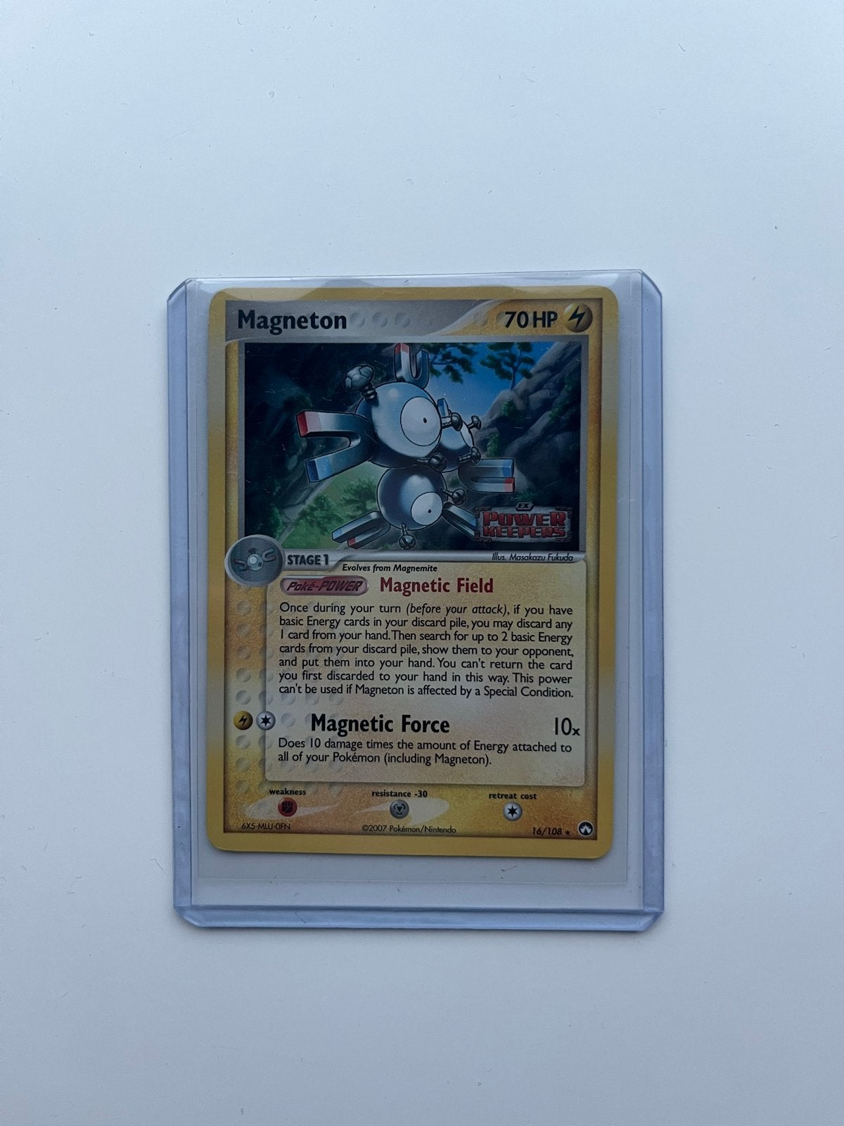 Magneton Ninetales Omastar Raichu Holo Rare Ex Power Keepers, Ophalen of Verzenden, Gebruikt, Meerdere kaarten