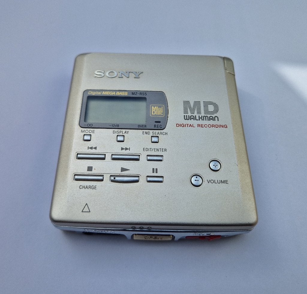 Sony MiniDisc MZ-R55 – Zeer nette en volledig werkende staat, Ophalen of Verzenden, Minidisc-speler