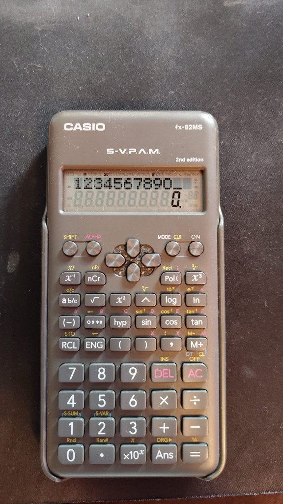 Rekenmachine Casio fx-82MS, Diversen, Rekenmachines, Ophalen of Verzenden, Grafische rekenmachine, Zo goed als nieuw