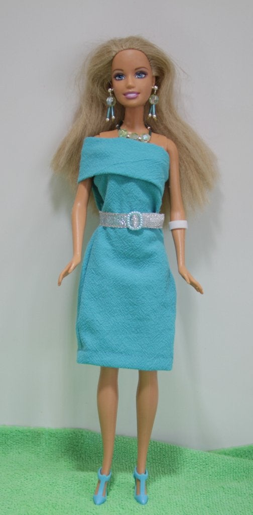'Barbie' 167: one shoulder jurk, sieraden en schoenen, Verzenden, Nieuw, Barbie