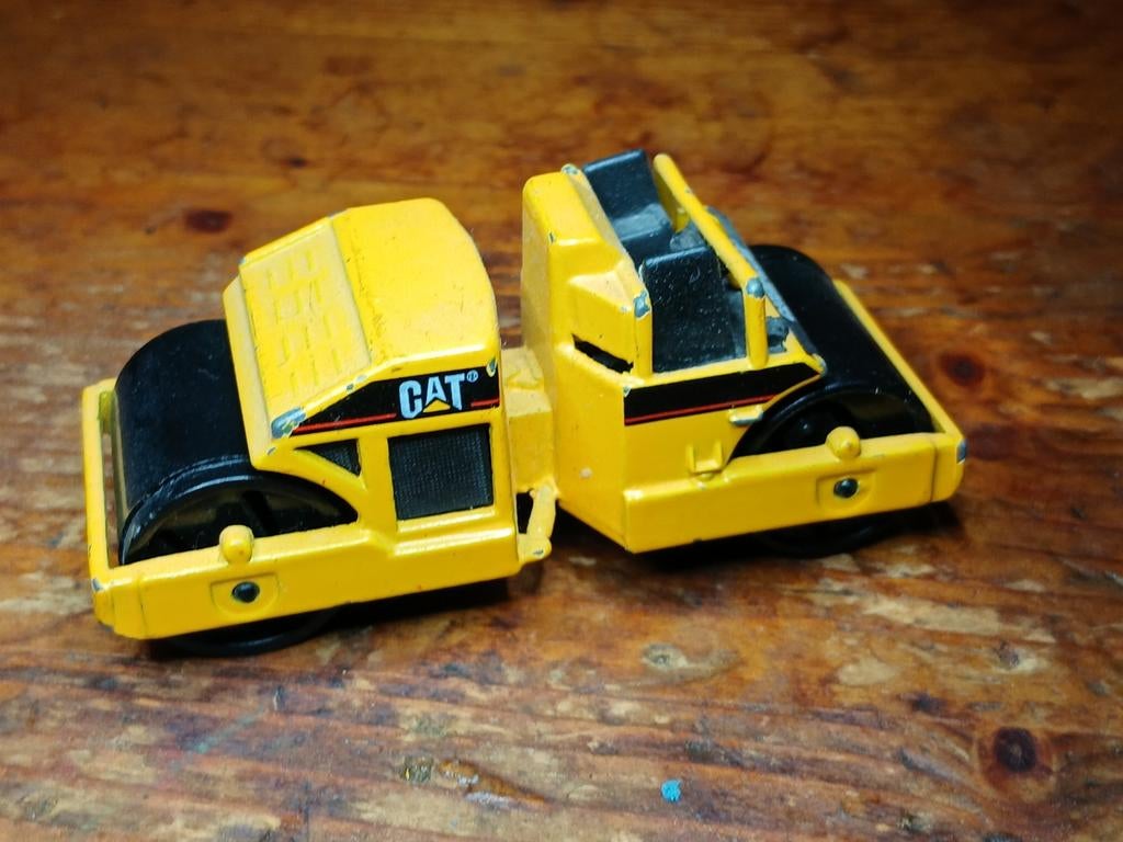 Matchbox caterpilar roal roller, Ophalen of Verzenden, Matchbox