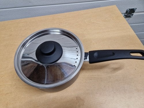 steelpan met deksel, Ophalen of Verzenden, 'T Olde Gre-j, Info@toldegrej.nl, Endepoelstraat 20f Didam
