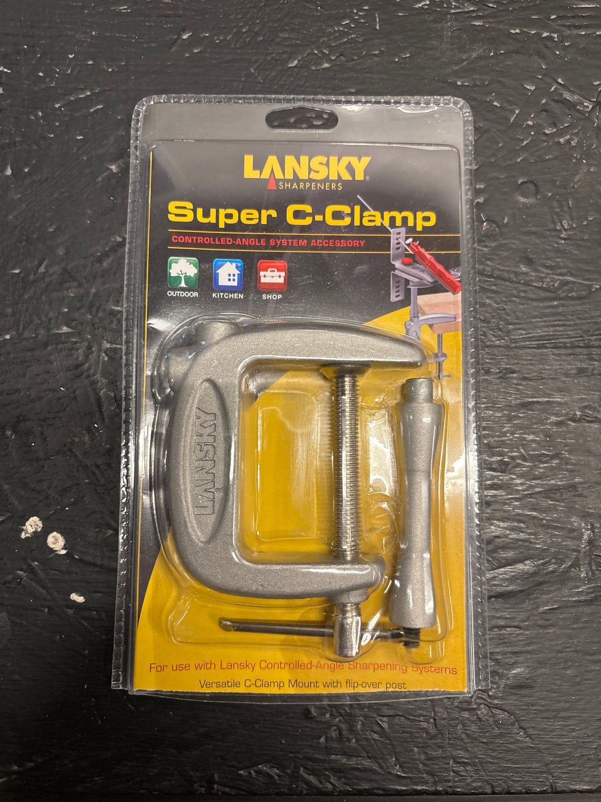 Lansky Super C-Clamp - Klem voor slijpsystemen, Doe-het-zelf en Verbouw, Gereedschap | Handgereedschap, Ophalen, Nieuw, Klem, Overige merken