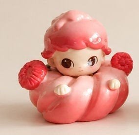 Schattige dessert figuurtjes - Aardbei en Chocolade, Ophalen of Verzenden, Zo goed als nieuw