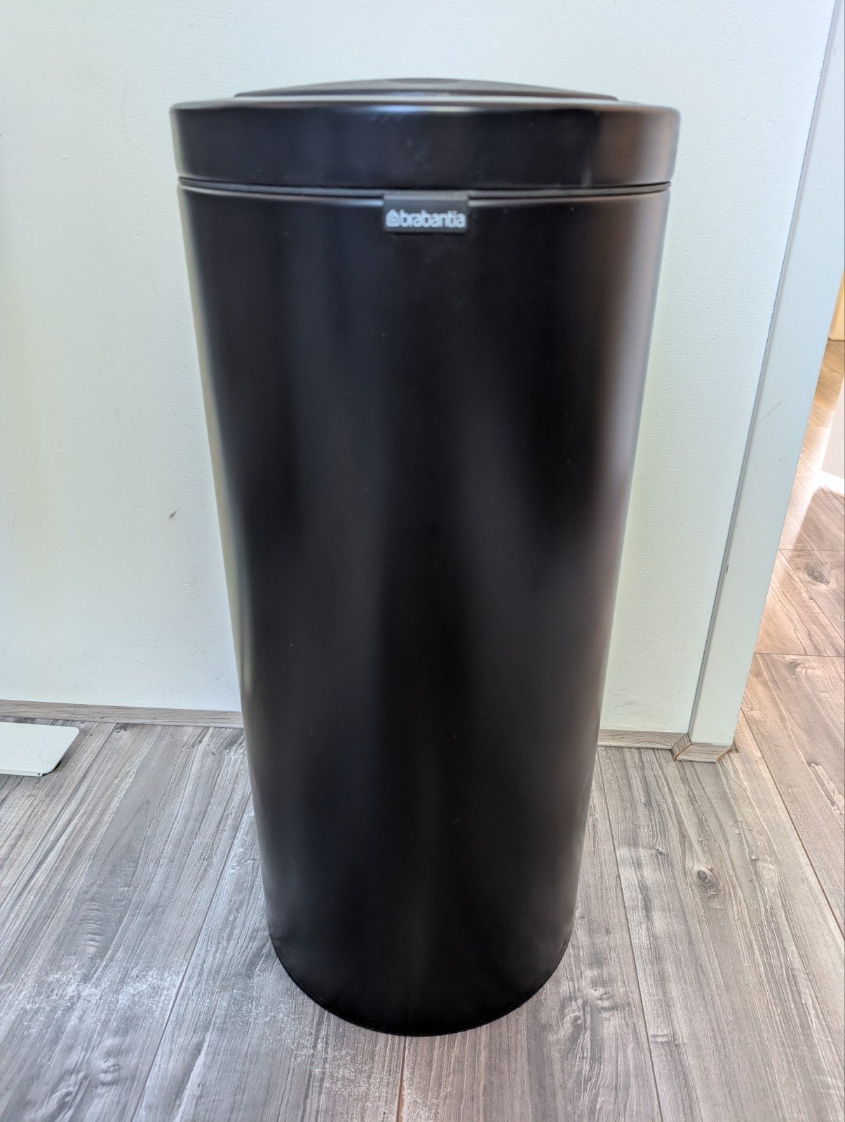 Brabantia Touch Bin Flat Top 30 liter mat zwart, Ophalen, Gebruikt, Met deksel, Overige typen