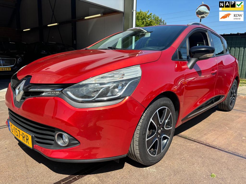 Renault Clio Estate 0.9 TCe Dynamique Airco Navi, Voorwielaandrijving, 90 pk, Rood, 5 stoelen