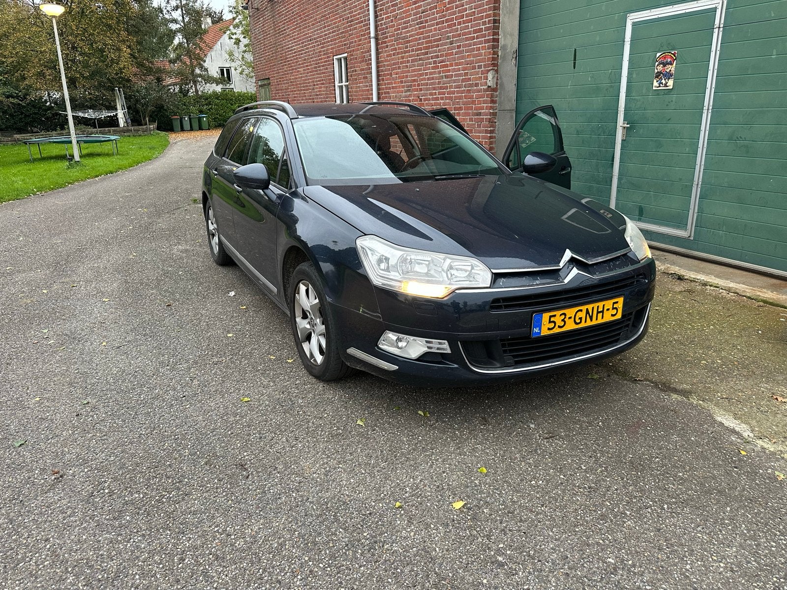 Citroën C5 2.0 16V Tourer uit 2008 Blauw, Auto's, 1800 kg, 4 cilinders, Blauw, Stationwagon