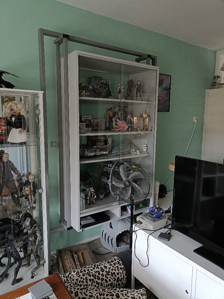 Vitrine/display kast, Ophalen, Gebruikt, 200 cm of meer, 50 tot 100 cm