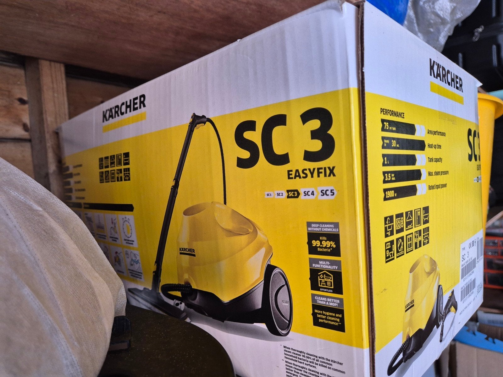 Kärcher SC 3 EasyFix Stoomreiniger - Nieuw in doos, Ophalen of Verzenden, Nieuw, Overige typen