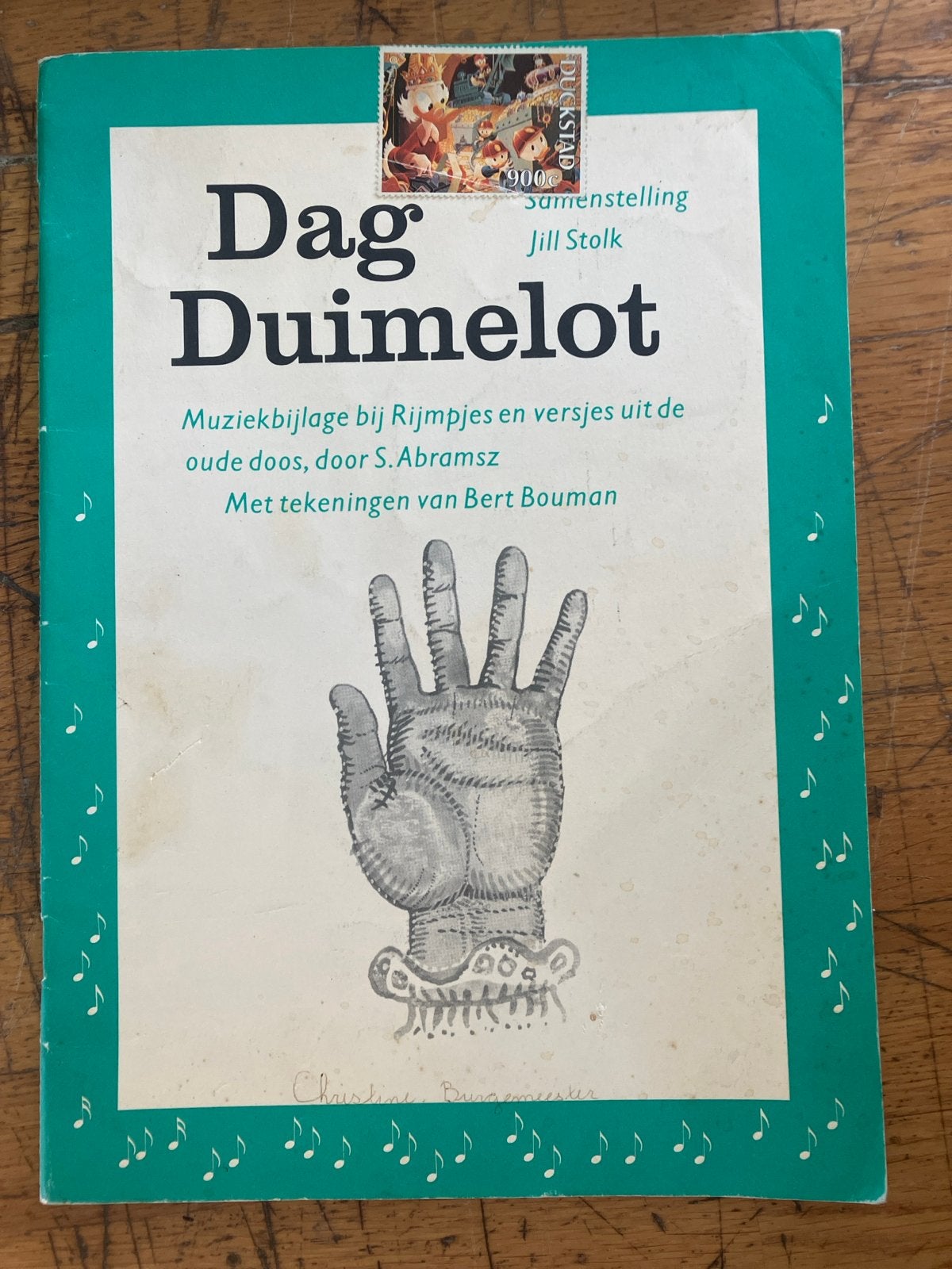 Dag Duimelot: Rijmpjes en versjes met muziekbijlage, Muziek en Instrumenten, Ophalen of Verzenden, Gebruikt