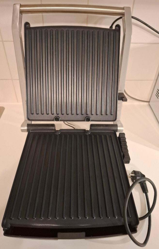 Grill, tosti en wafelmaker in één, Ophalen of Verzenden, Uitneembare platen, Zo goed als nieuw
