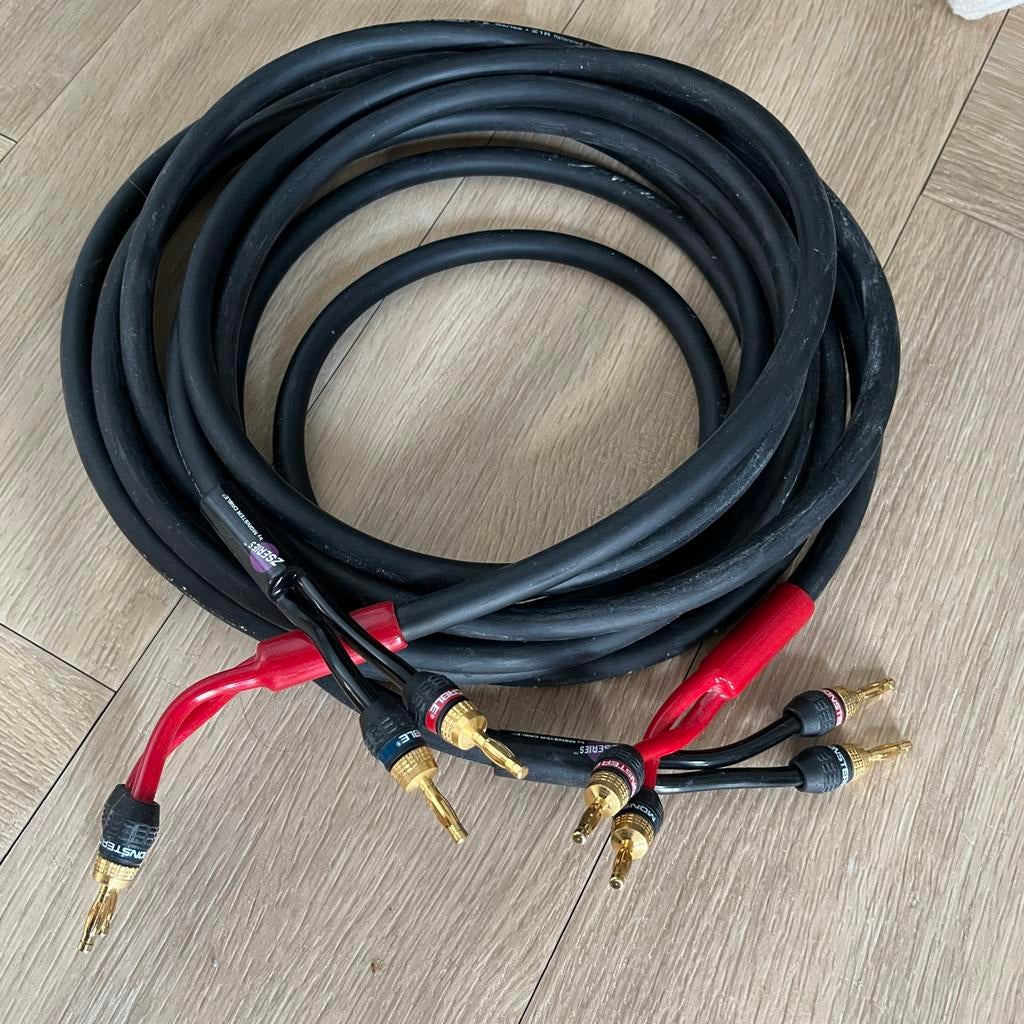 Monster Z Series Z1R speakerkabel (2x 3 meter), Ophalen of Verzenden, Zo goed als nieuw, 2 tot 5 meter, Luidsprekerkabel