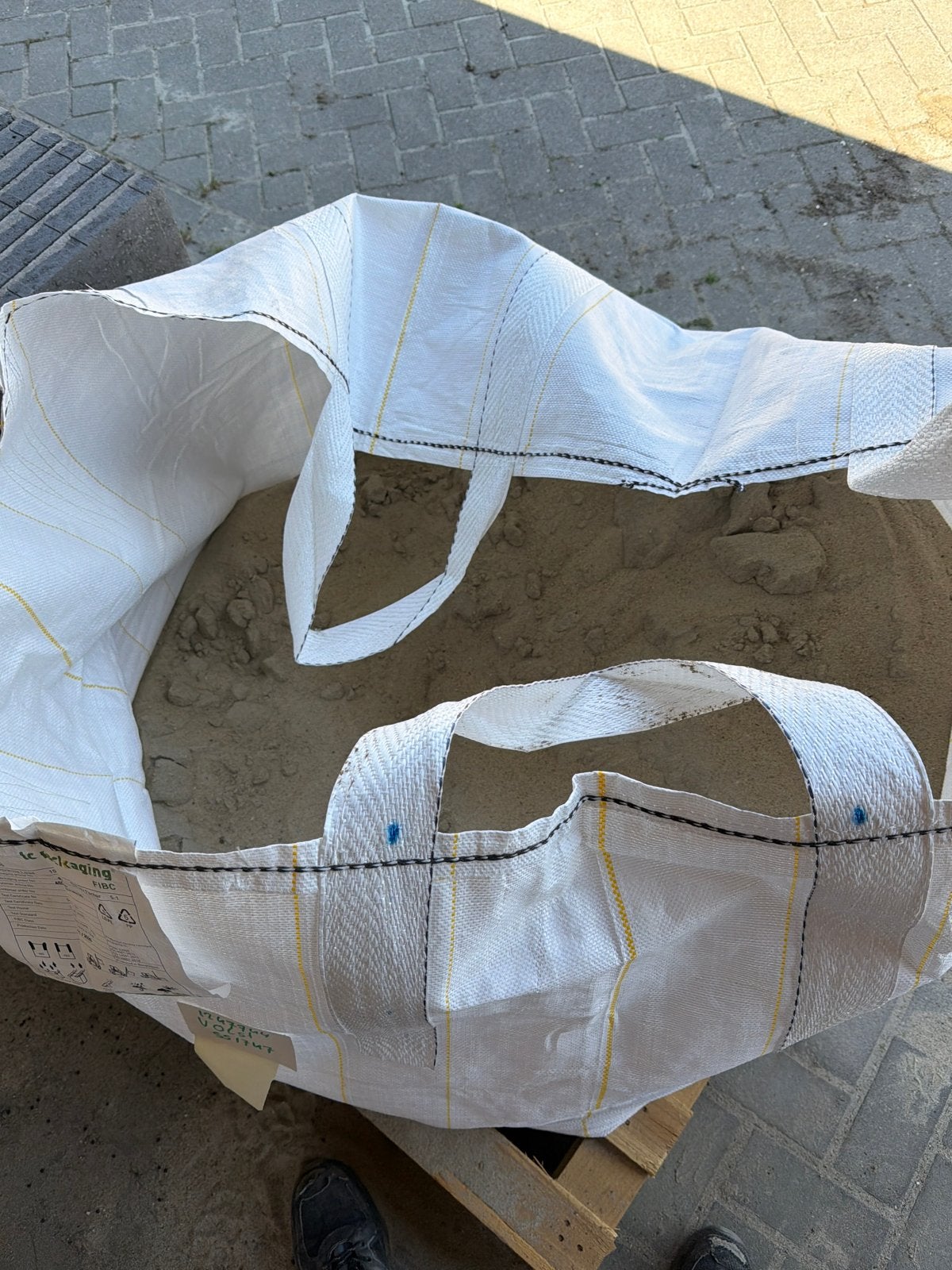 Halve big bag zand gratis, Tuin en Terras, Ophalen, Gebruikt, Overige typen