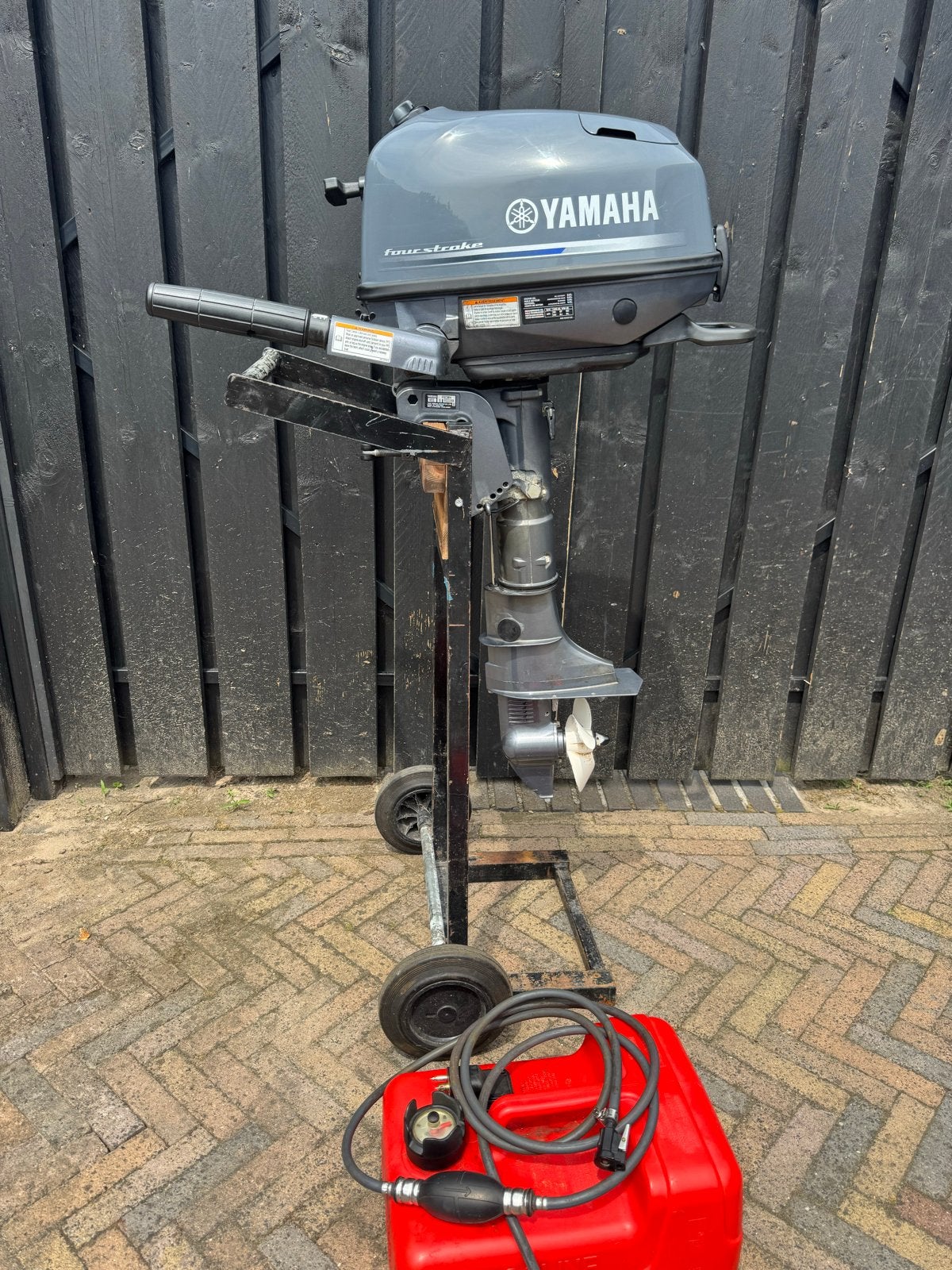 Yamaha F6CMH 6pk buitenboordmotor 4-takt, Ophalen, Gebruikt, 5 tot 10 pk, Viertaktmotor